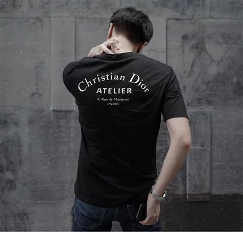 christian dior atelier t shirt black|Christian Dior atelier sweater.